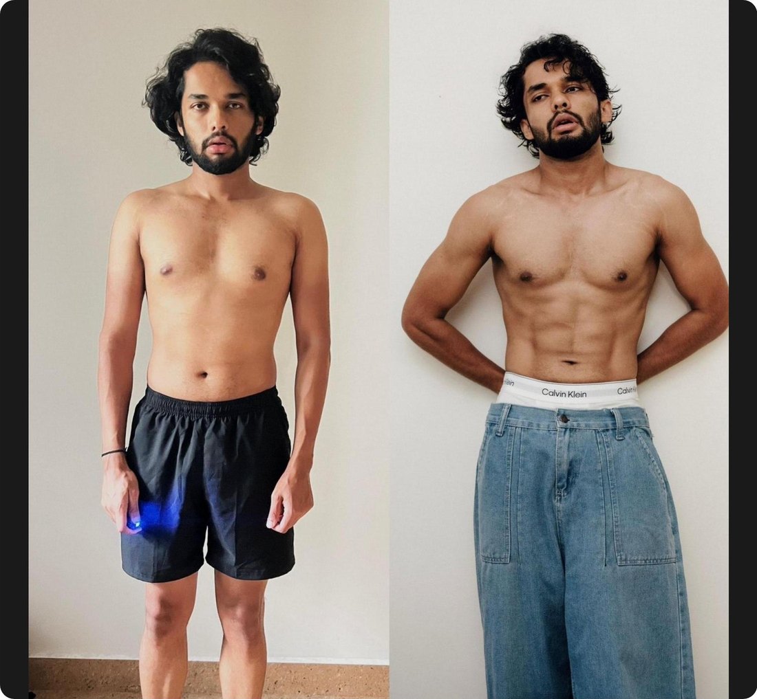 Karthik before and after