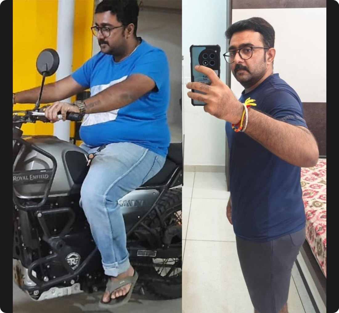 Vaibhav before and after