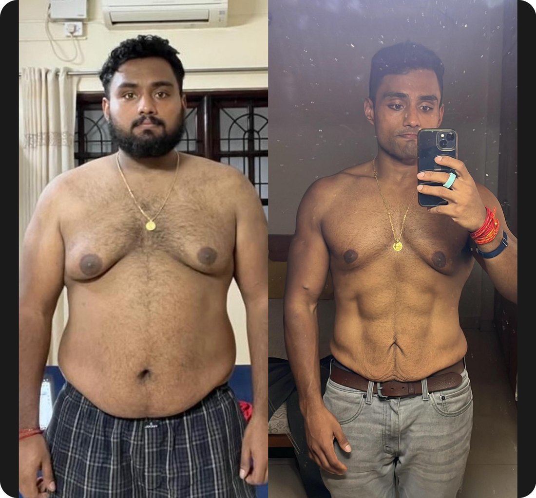 Vikram before and after